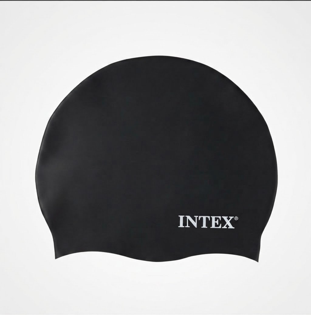 Bonnet De Natation En Silicone Confortable Intex