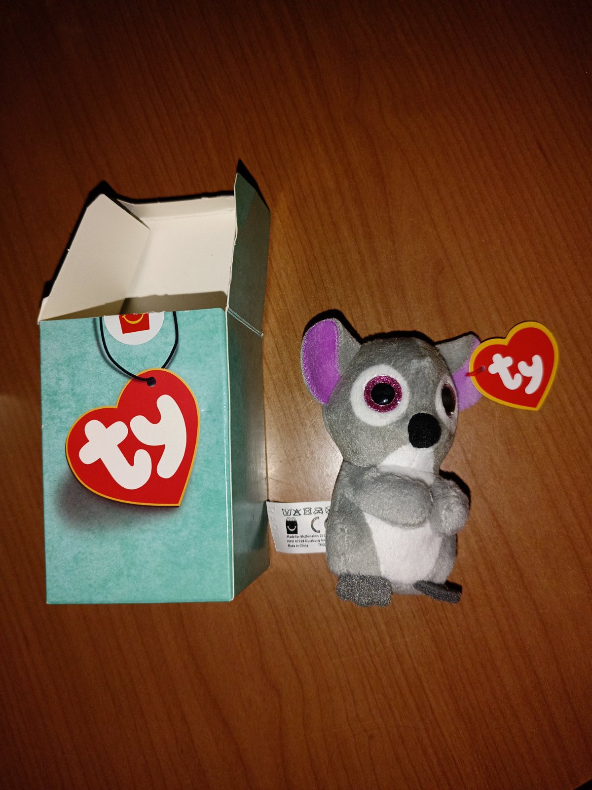 Deux peluches ty 