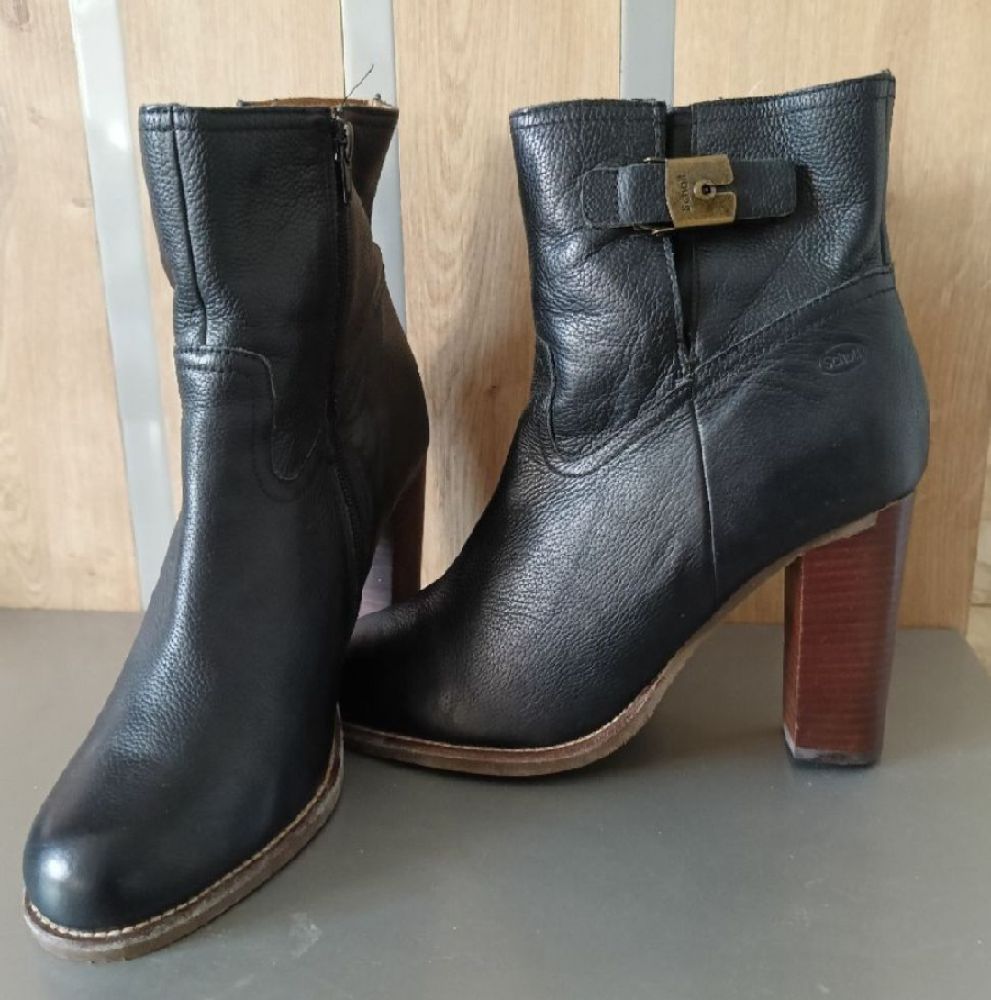 SCHOLL bottines cuir ♥️🦩😍 pointure 42