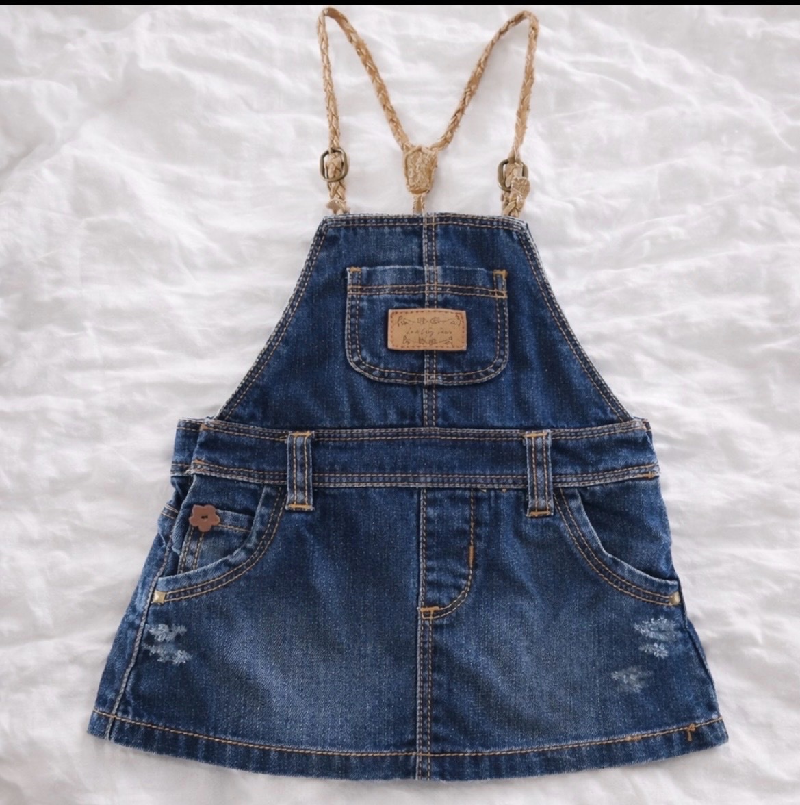 Robe salopette jean Zara Baby 18-24 mois / 86 cm