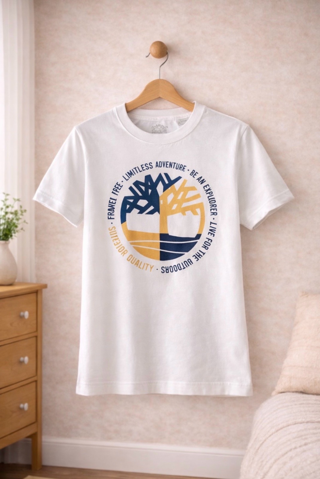 T-shirt Timberland garçon blanc – 8ans – excellent état