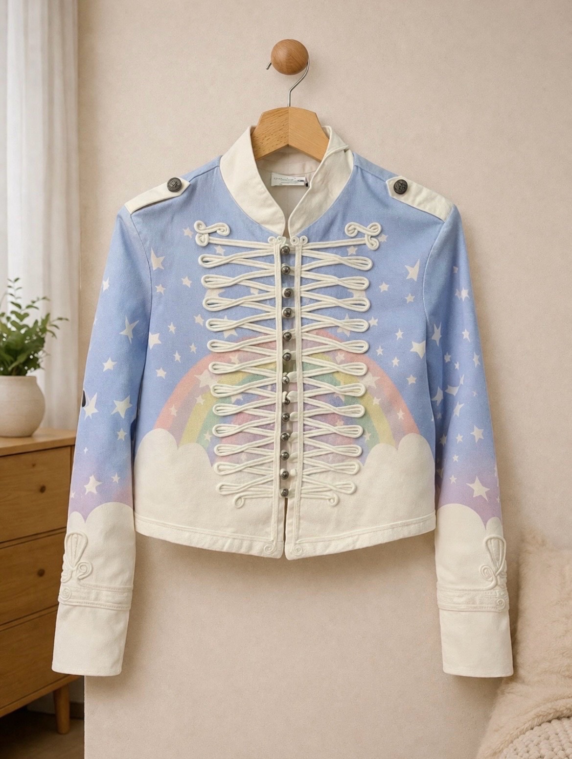 Veste Stella McCartney Kids arc-en-ciel étoiles – 14 ans – Neuve avec étiquette