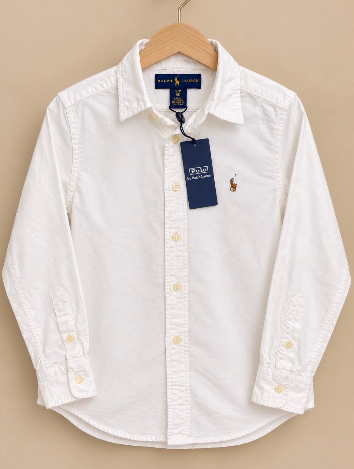 Polo Ralph Lauren chemise blanche garçon 8 ans – Neuve avec étiquette