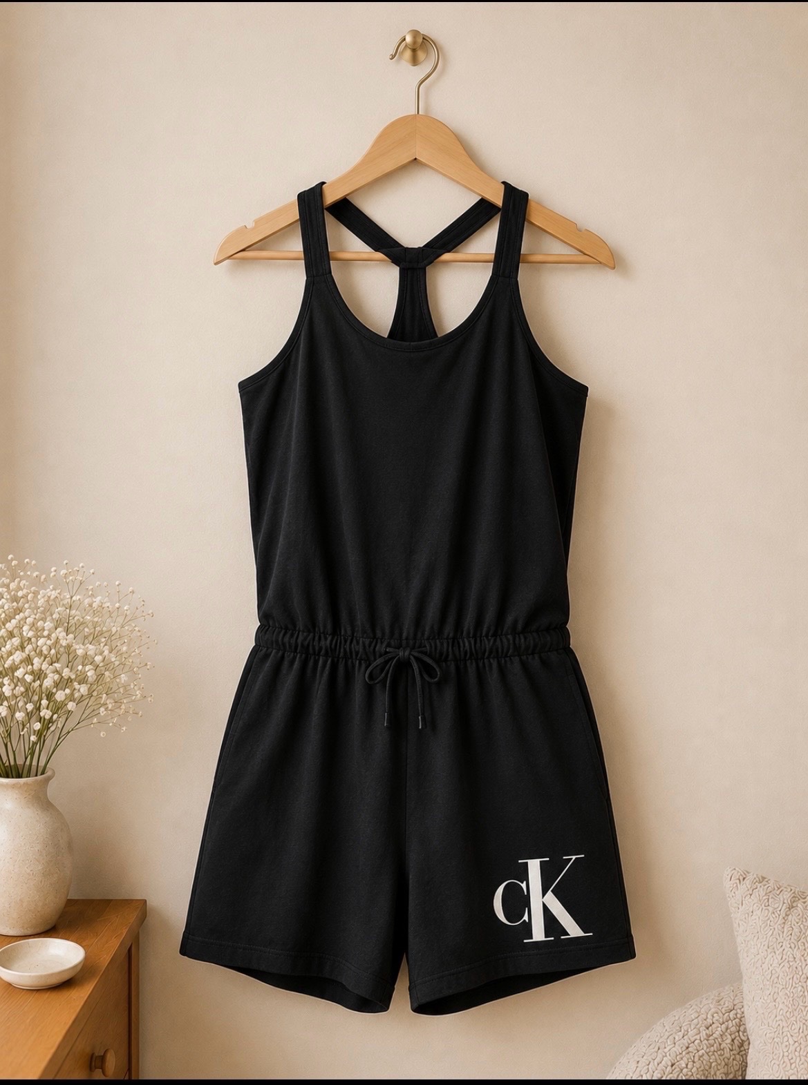 Combinaison short Calvin Klein noire 14/16 ans – Très bon état 