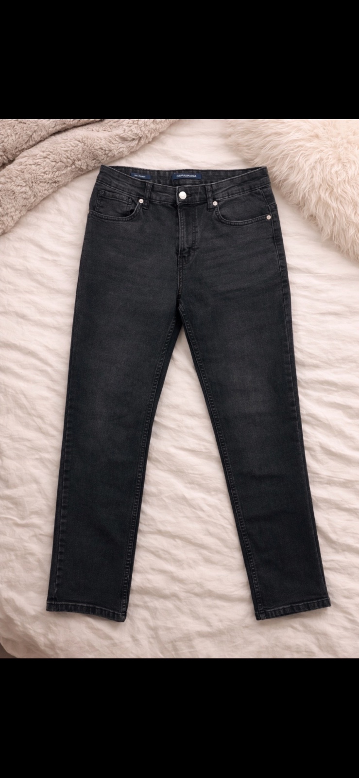 Jean Calvin Klein Jeans noir slim – taille 164 - 14 ans 