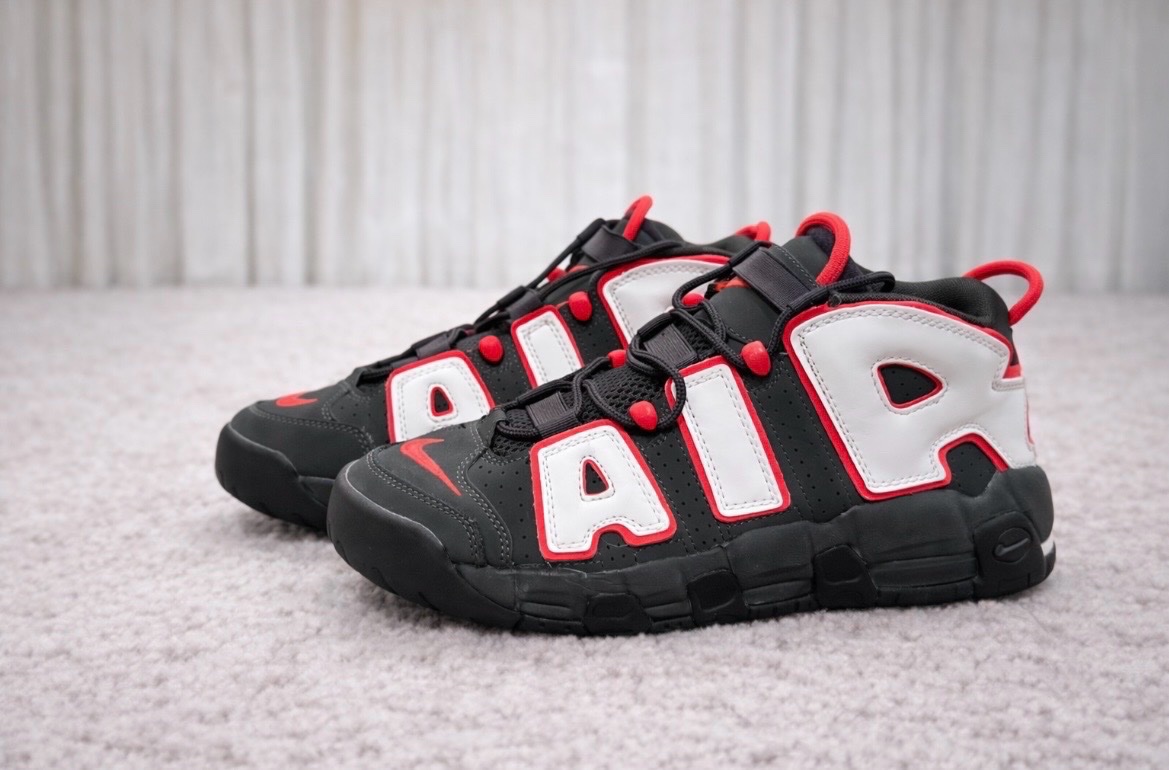 Nike Air More Uptempo Black Red White – 38,5 – sneakers femme / ado