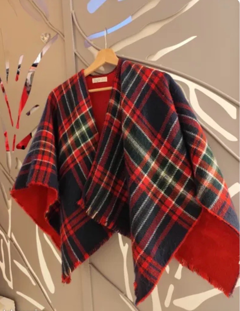 Châle Zara “Grape” en poly-soie douce 7/8ans 