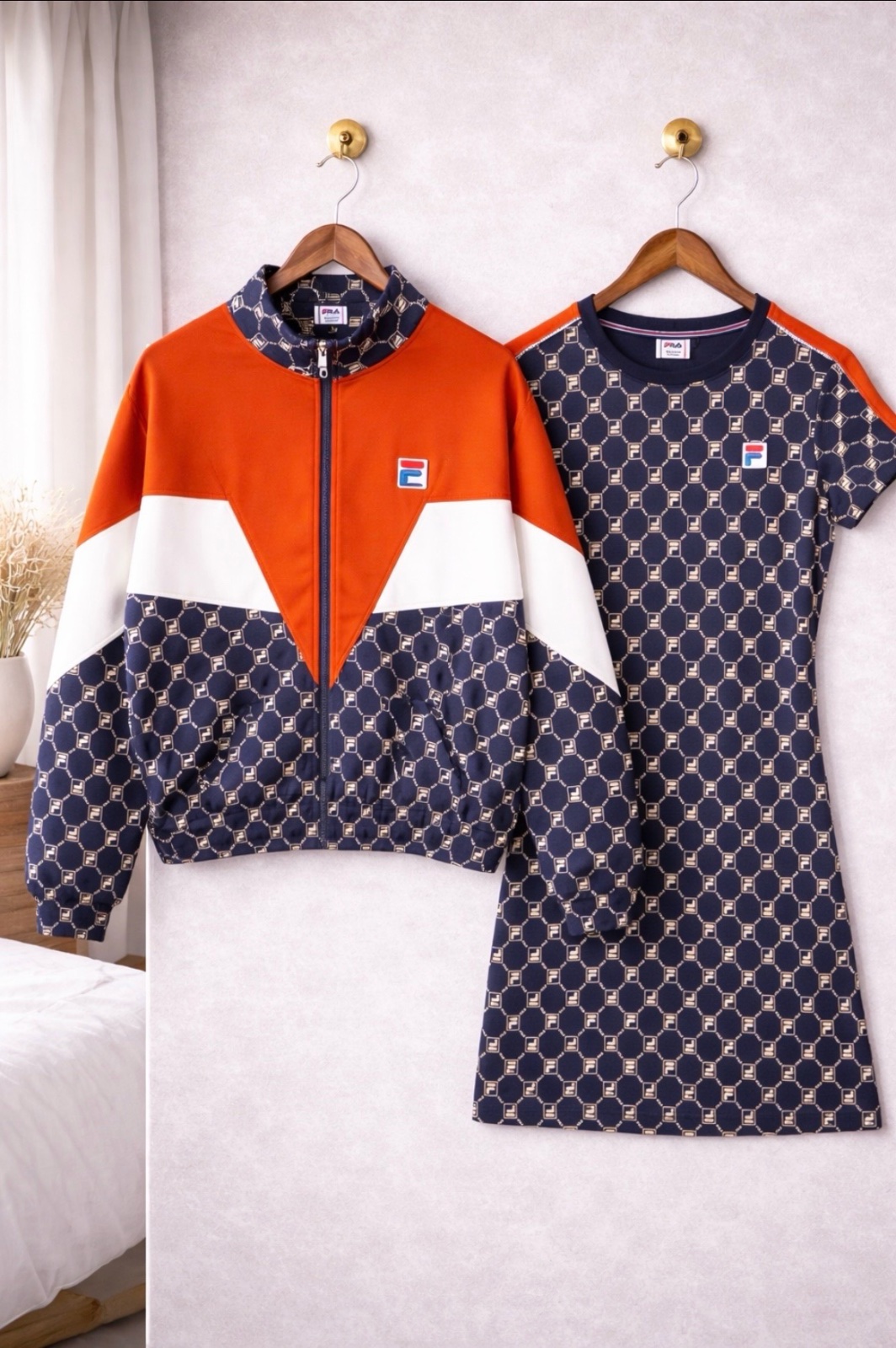 Ensemble FILA XXS femme – veste + robe assorties – look tendance
