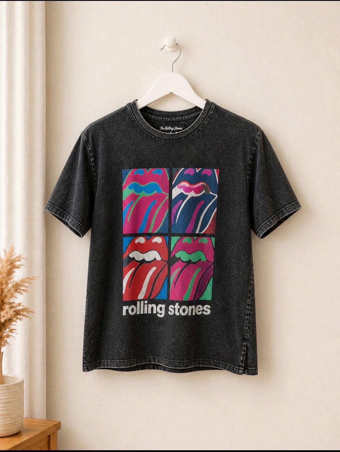 T-shirt Rolling Stones gris fille 11/12 ans Zara – état impeccable