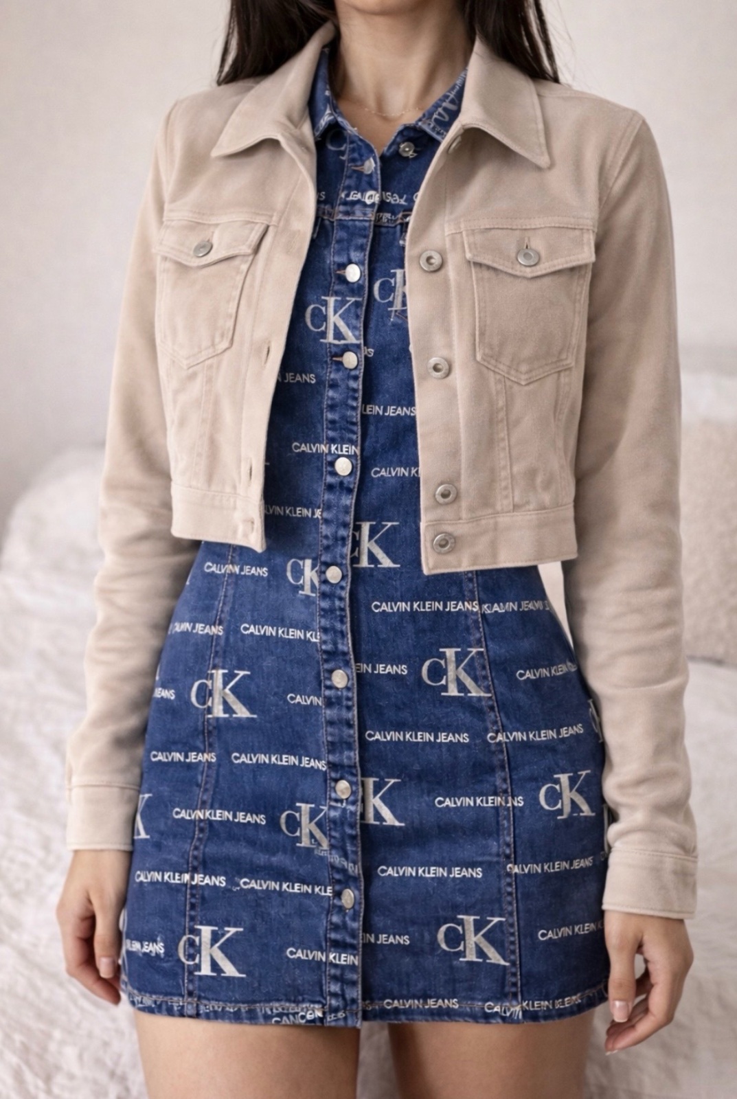 Robe jean Calvin Klein Jeans CK – 14 ans convient à la taiile XXS