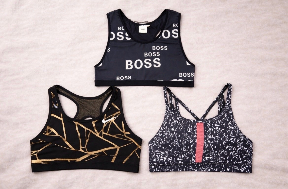 Lot de 3 brassières sport Nike & Boss – 16 ans – Neuves