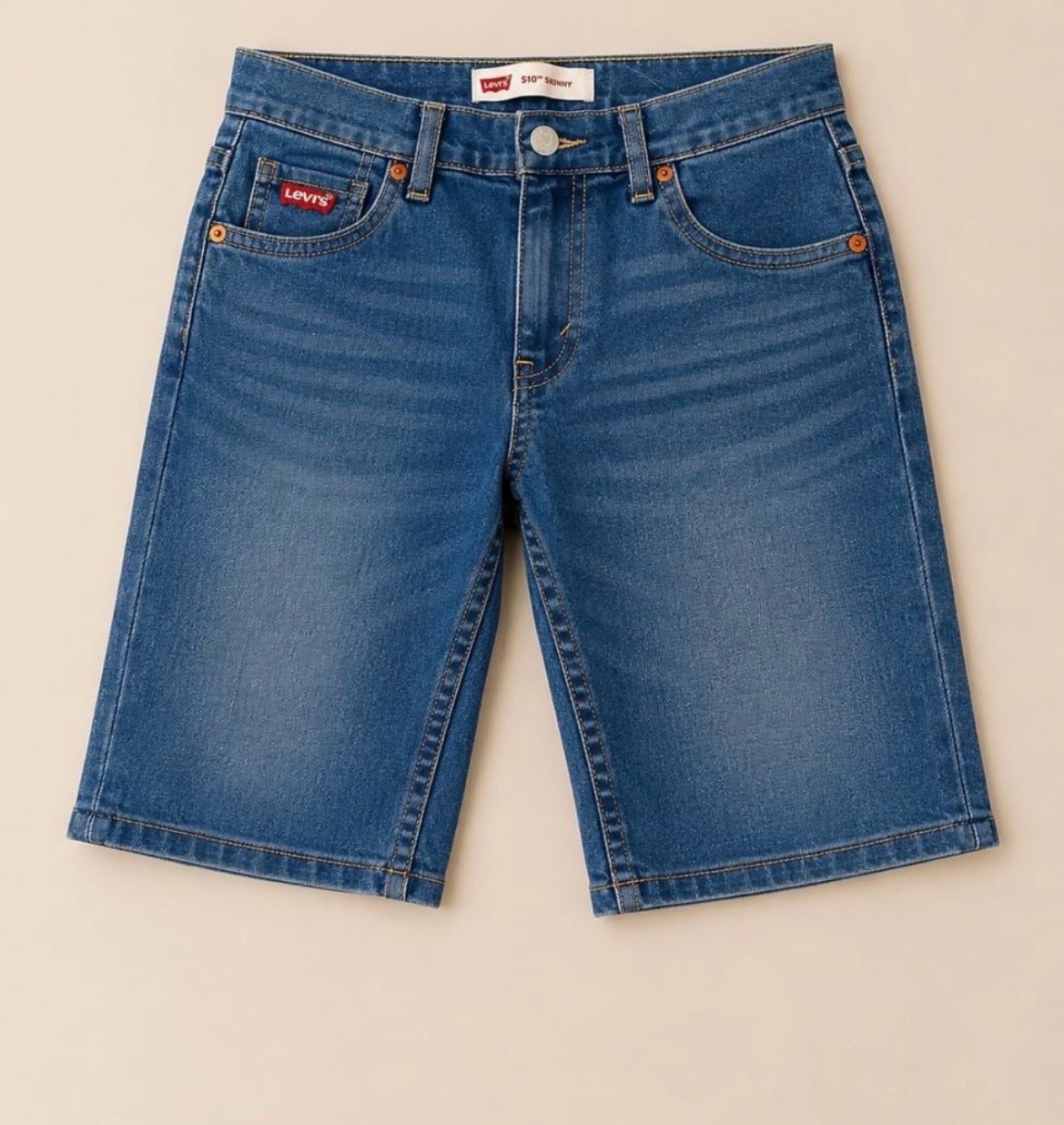 Short Levi’s 510 Skinny bleu denim – 14 ans Jamais porté