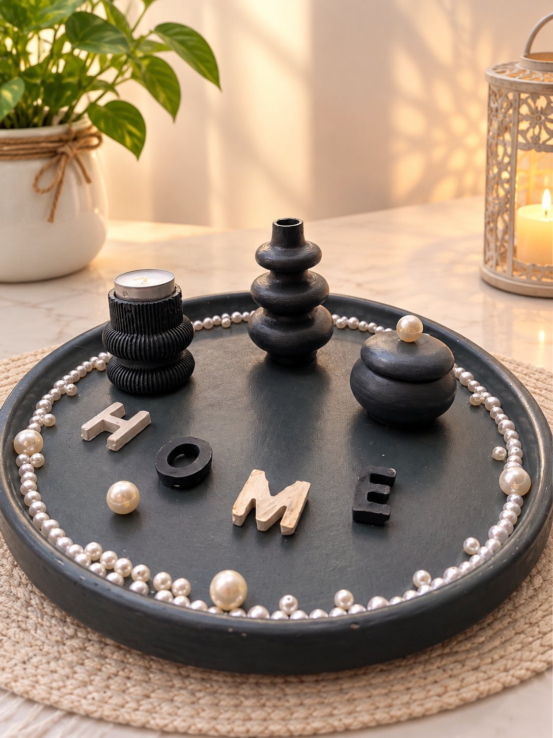 Plateau decor
