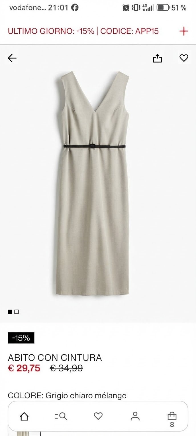 Robe h&m porté 1 seul fois 