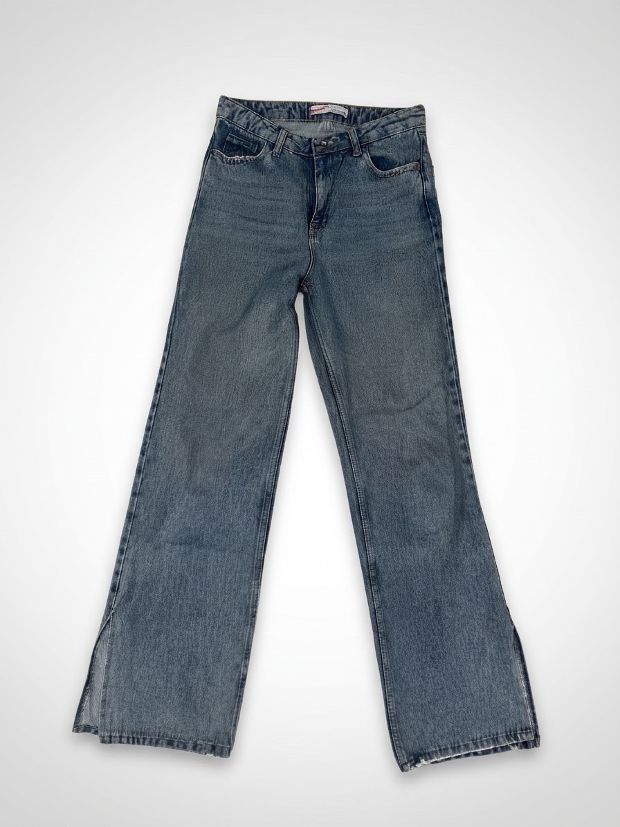 Wide leg jeans