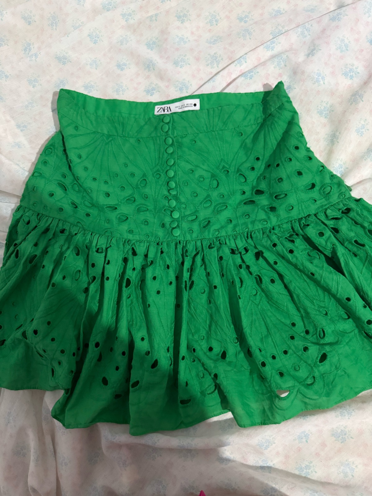 Jupe vert zara 