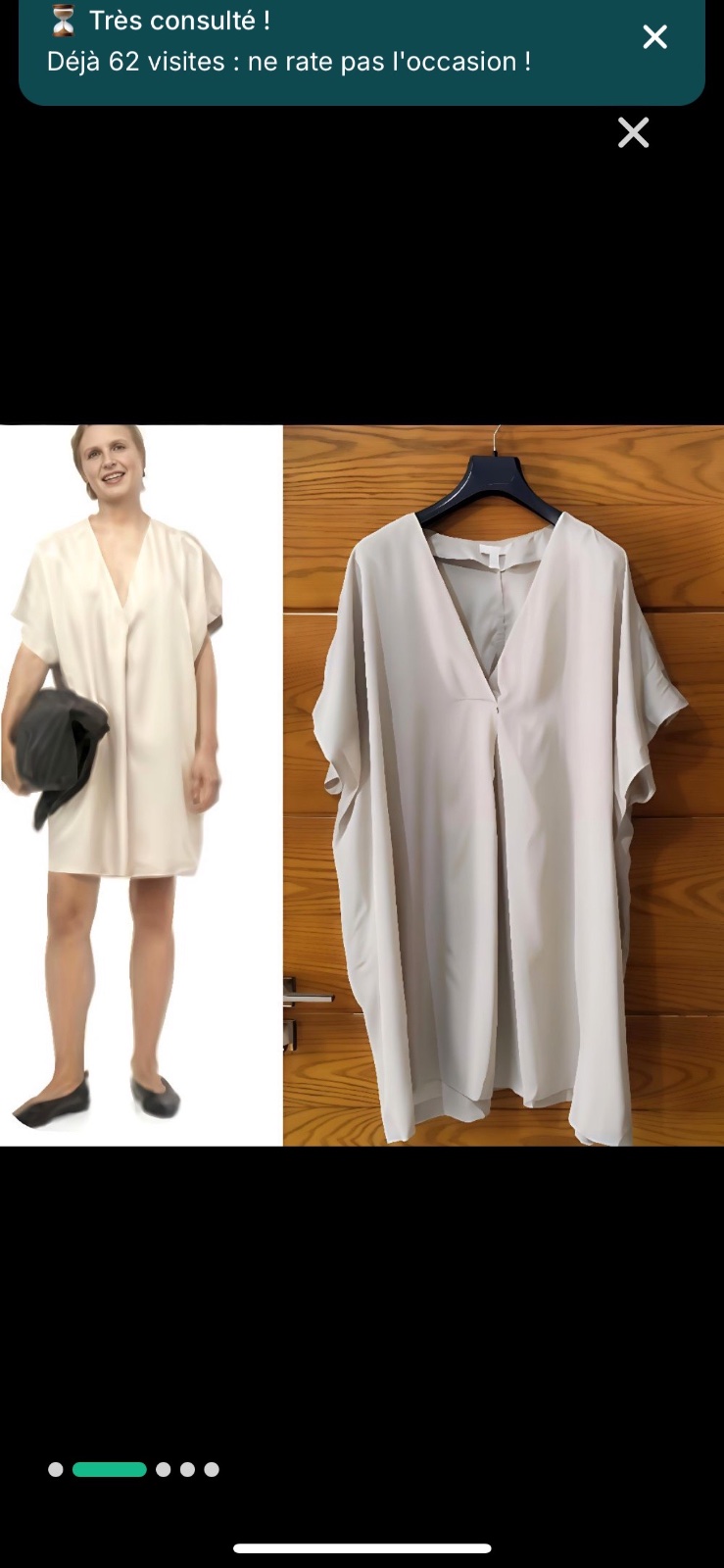 Robe H&M taille M portée une seule fois