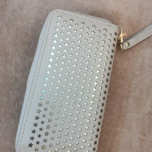 Portefeuil beige 