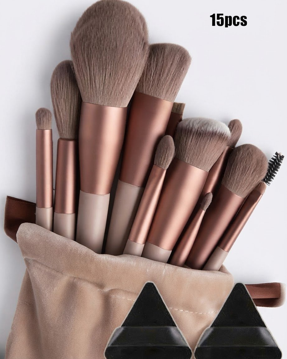 Set de 15 pinceaux de maquillage 💄✨