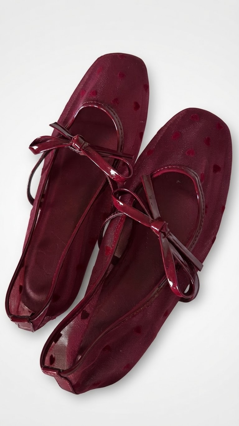 Ballerines Rouge Bordeaux ❤️