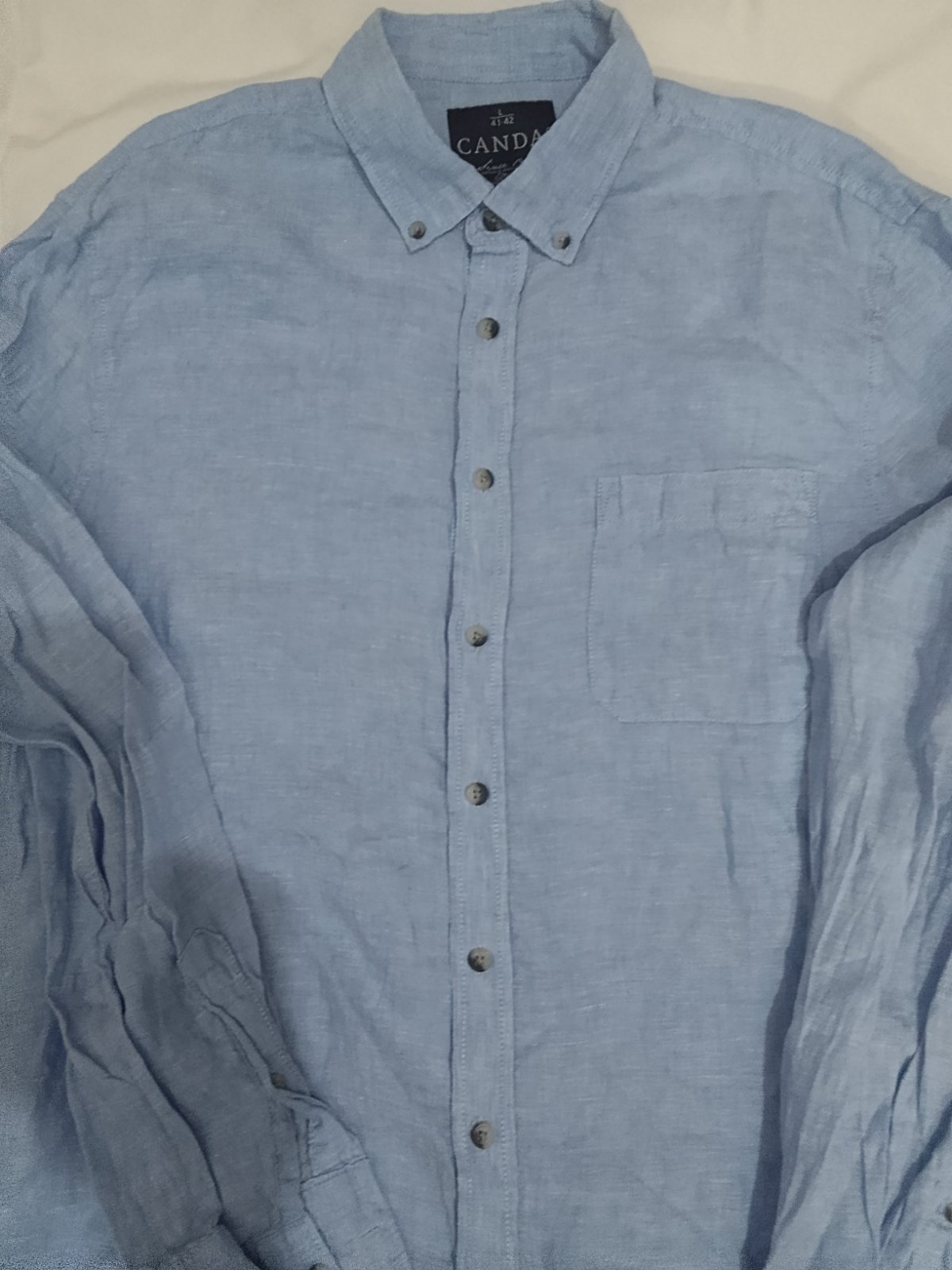 Chemise homme en pur lin