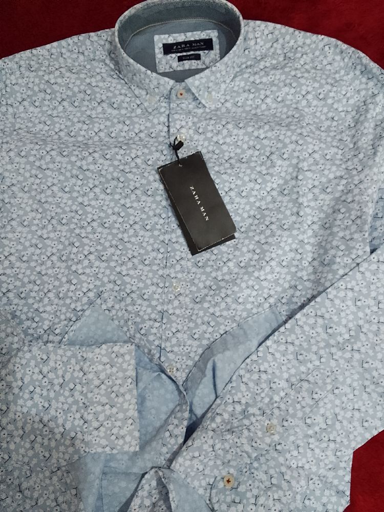 Chemise pour homme a tissu fleuri 