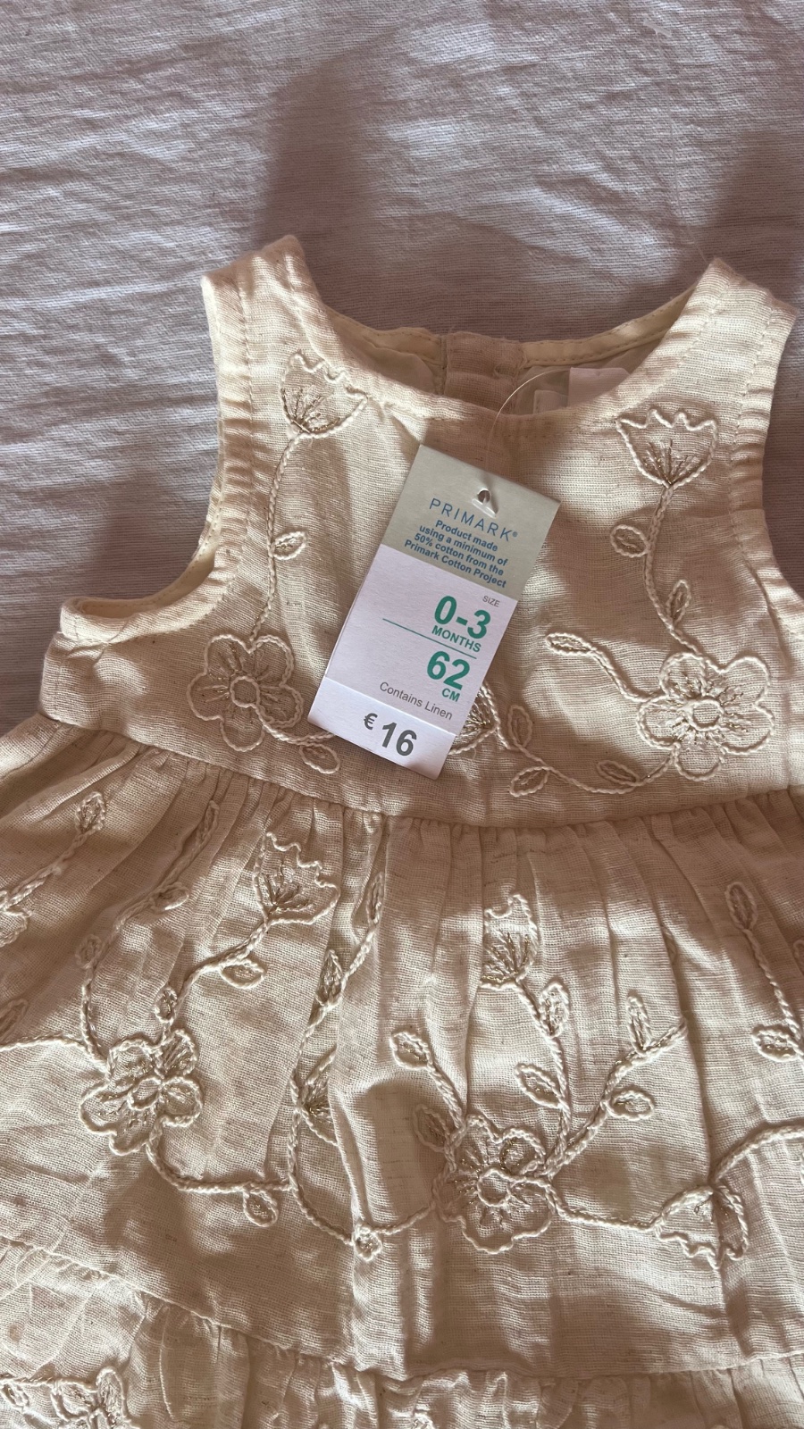 Robe bébé fille primark