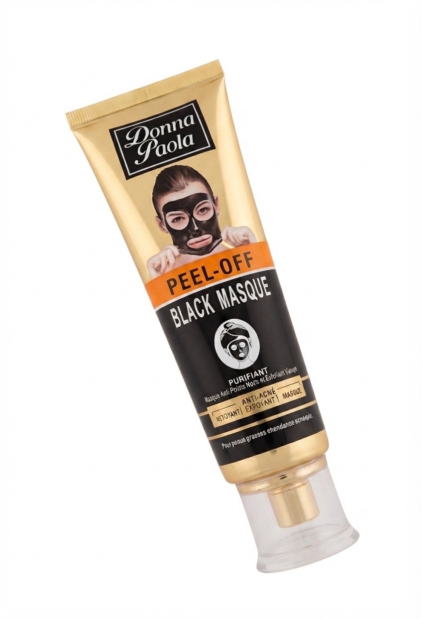 Masque noir peel-off de la marque Donna Paola pour éliminer les points noirs