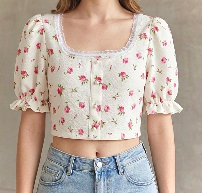 Top fleuri 🌷