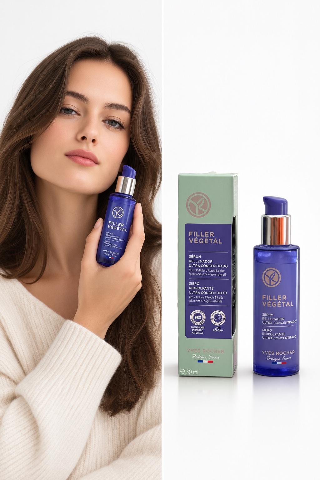 Yves Rocher – Filler Végétal Sérum Repulpant Ultra Concentré 💜
