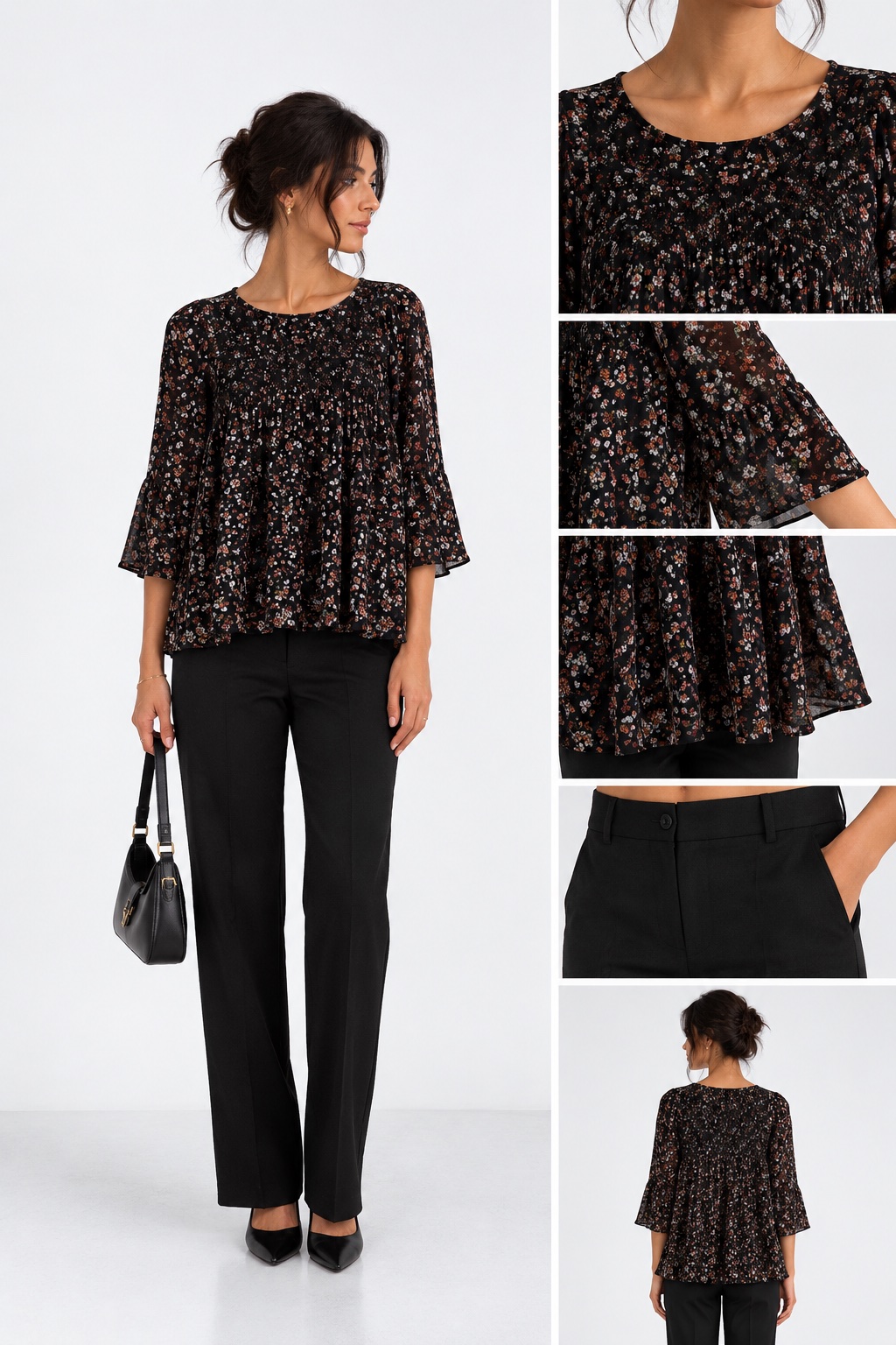 🖤🌸 Ensemble Zara & Sportstaff – Taille L