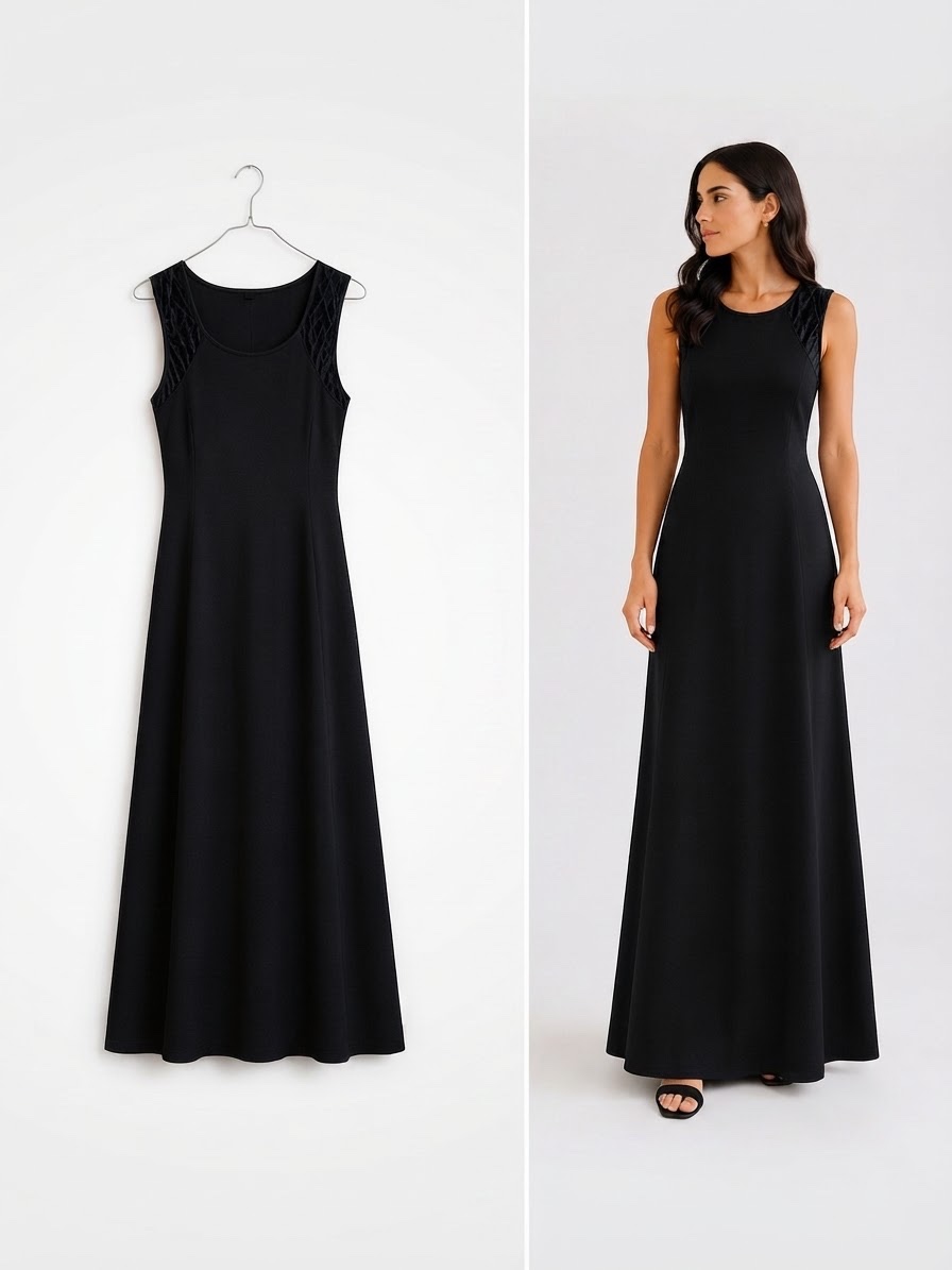 🖤 Robe noire élégante – Taille M