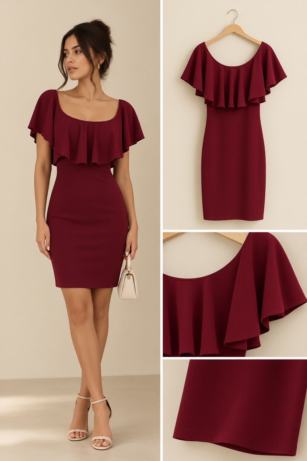Robe rouge bordeaux ❤️