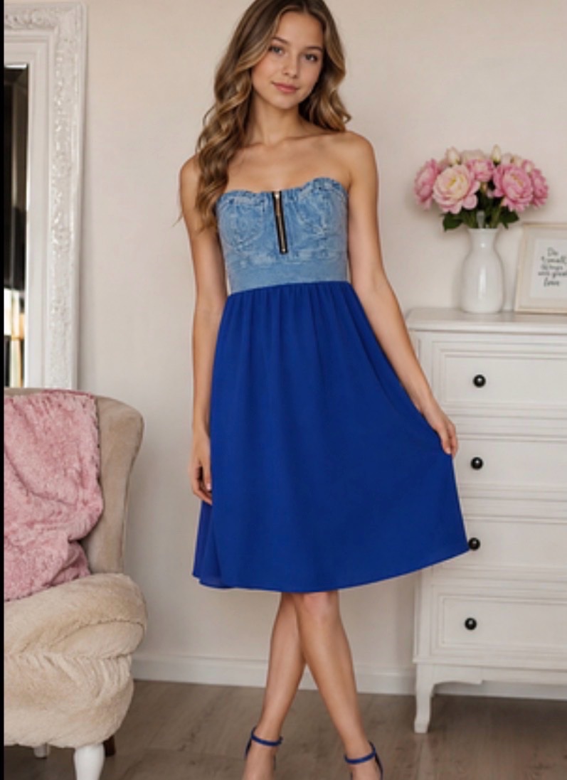 Robe bleu
