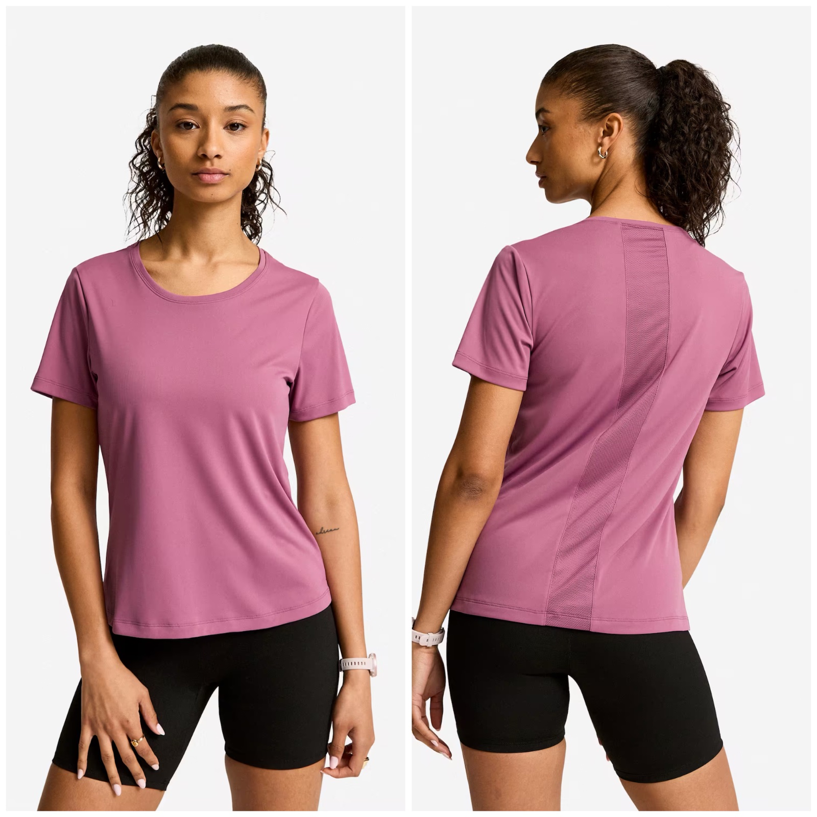T-shirt sport DOMYOS manches courtes