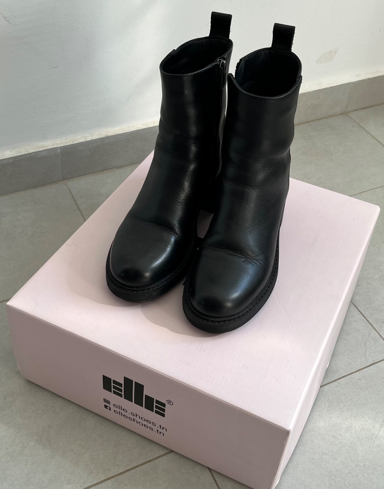 Bottines Cuir ELLE 