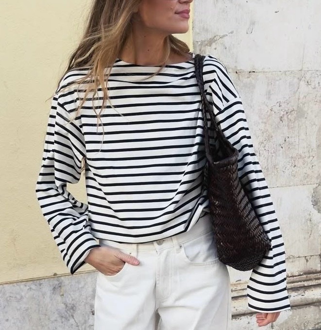 Pull rayé Stradivarius