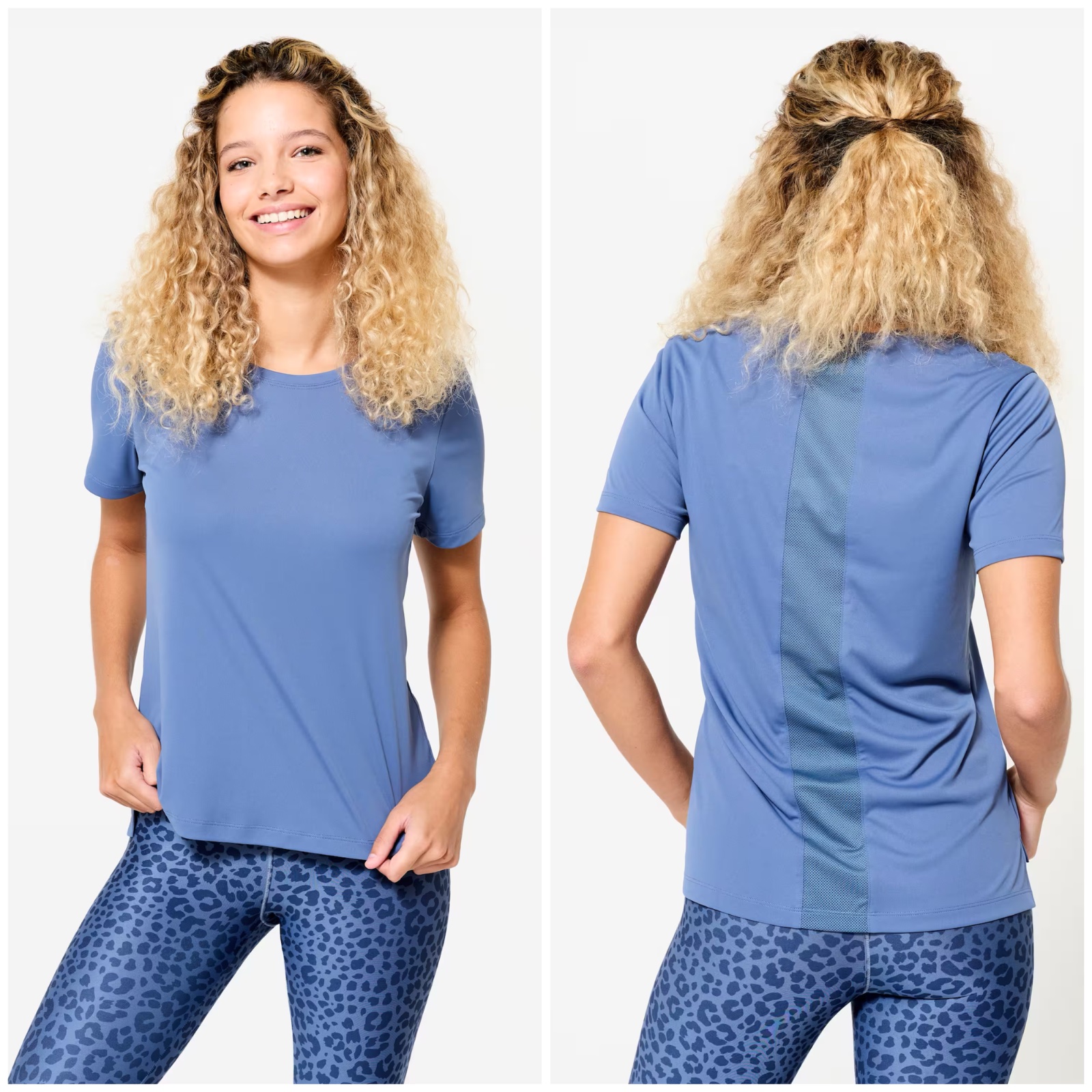 T-shirt sport DOMYOS manches courtes