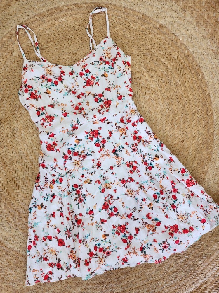 Robe fleurie Bershka 