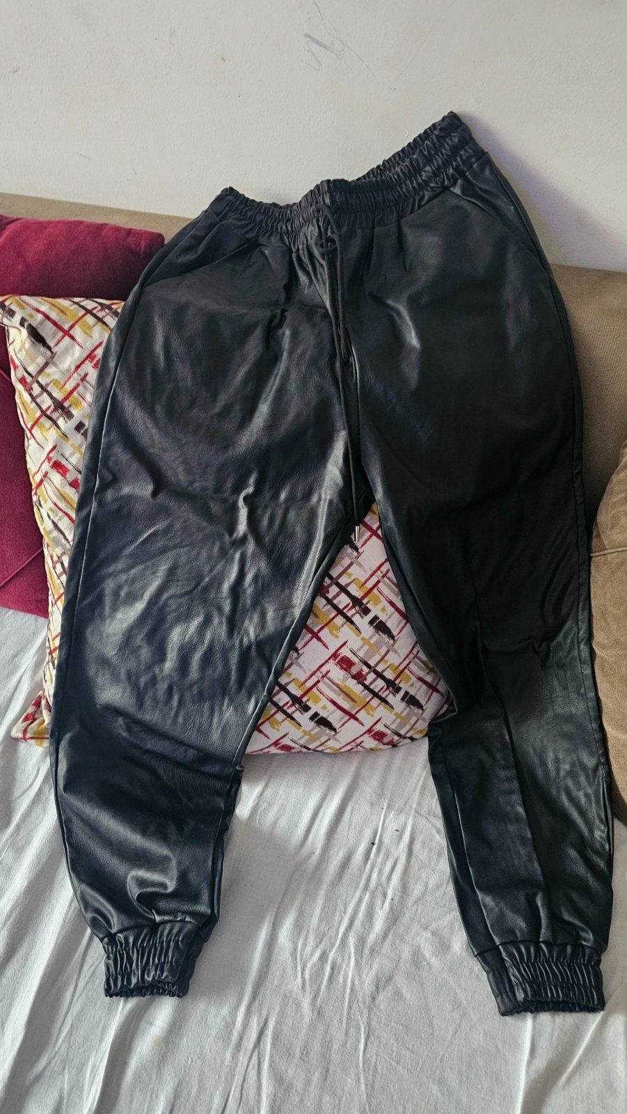 Pantalon semi cuir