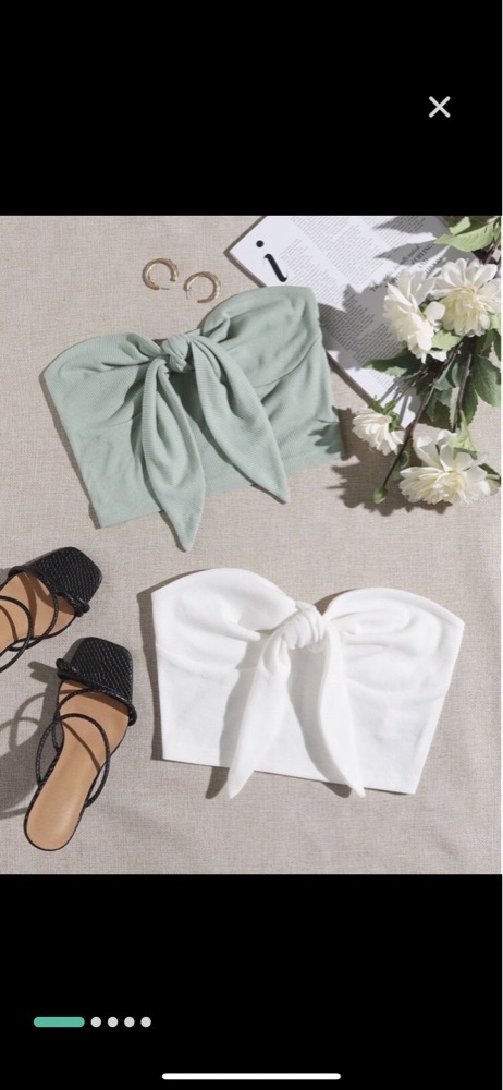 top blanc shein neuf