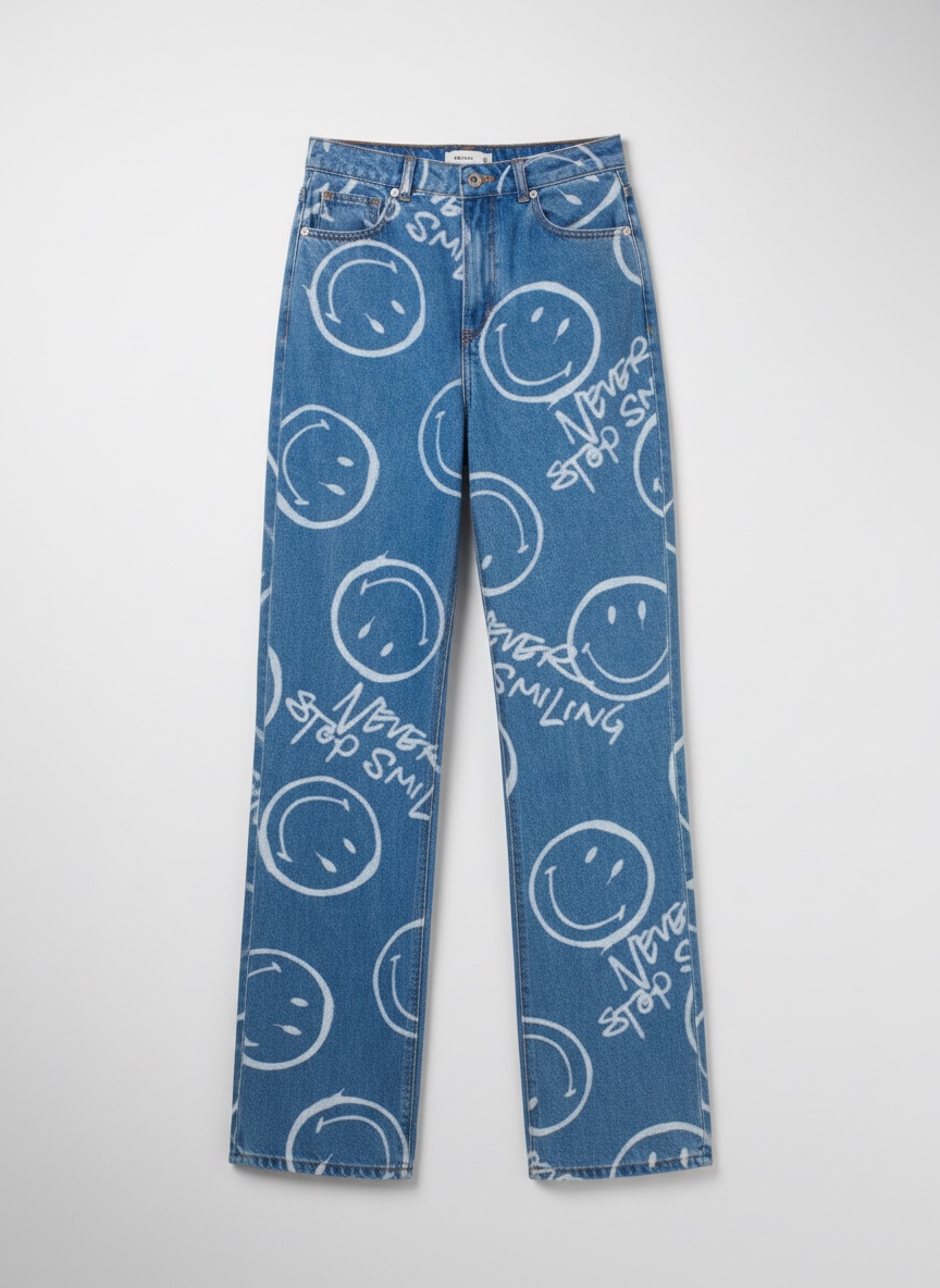 Jean H&M de la collection SMILEY