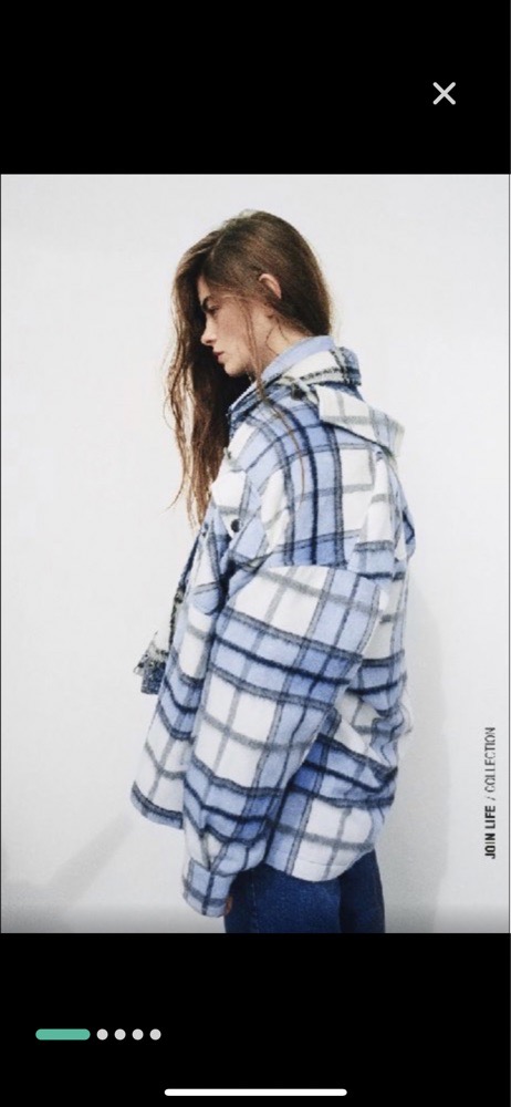 veste chemise zara presque neuf