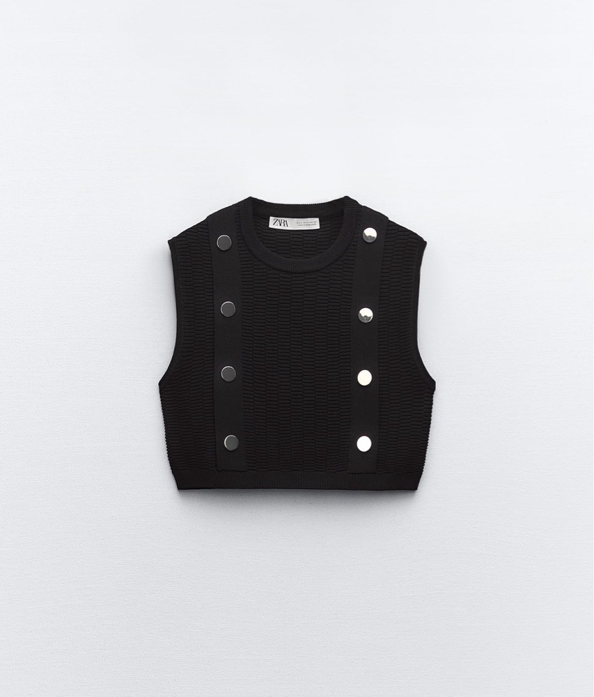 crop top zara neuf