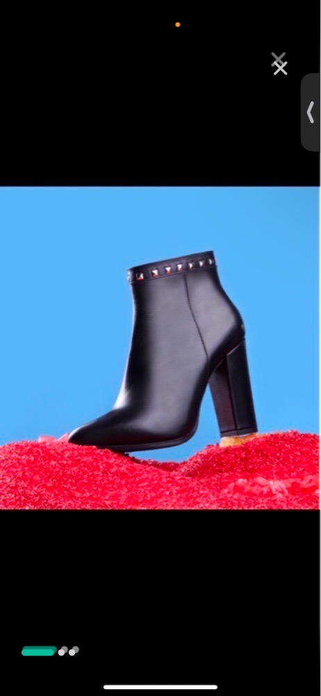 bottine a talon presque neuf 