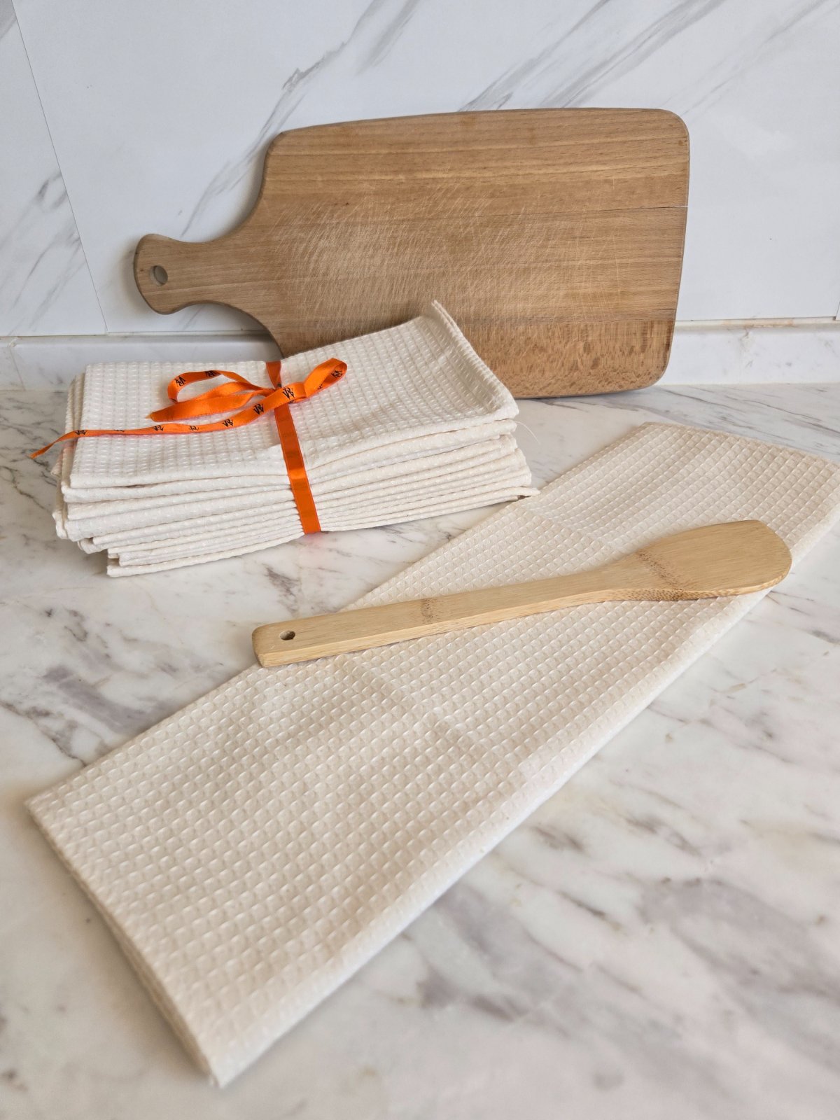 Set de 12 serviettes de cuisine (52/47cm) neuves 
