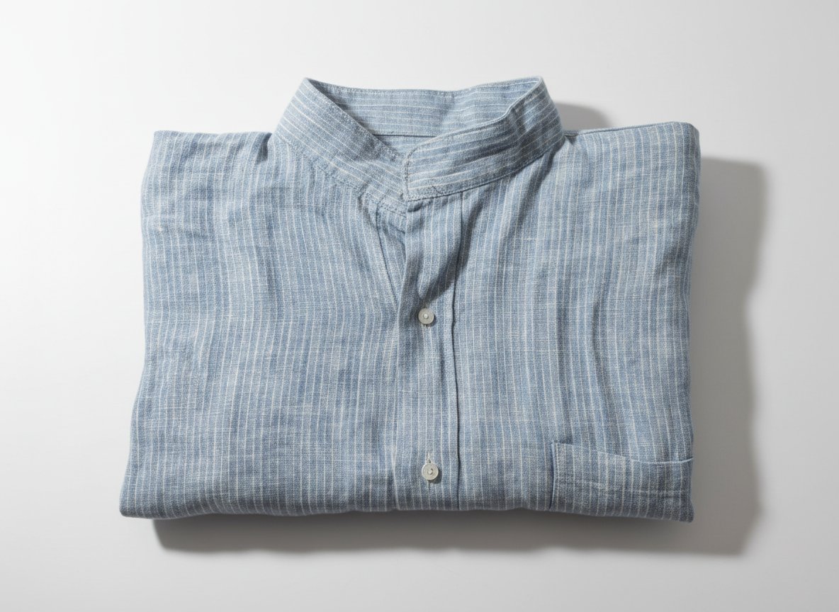 Chemise en lin pour homme taille L/XL