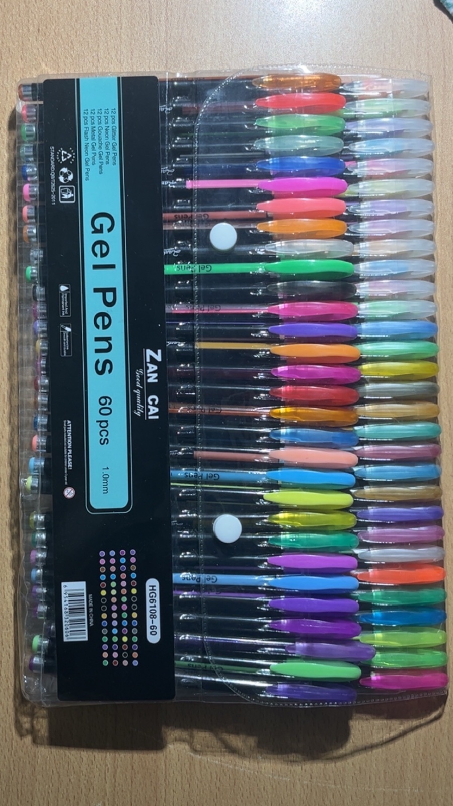 60 gel pens