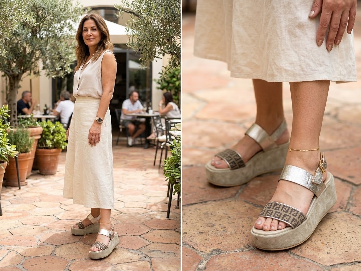 Sandale Fendi en bon etat