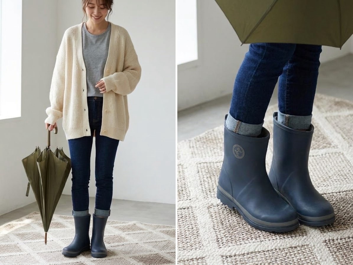 Botte de pluie unisexe